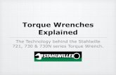 Torque Wrenches Explained · 2020. 12. 18. · Stahlwille Torque Wrenches meet the ISO 6789 requirements for 12 months or 5,000 activation calibration cycles. Stahlwille Torque Wrenches