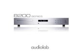 Audiolab 8200A - AudioVisual Online · Audiolab 8200A Audiolab’s latest integrated amp is the result of elegant, unfussy engineering of the highest quality. Clean lines and firm,