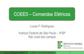 COEE3 Comandos Elétricos · 2017. 1. 24. · Lucas F. Rodrigues (IFSP) COEE3 –Comandos Elétricos 3 Sistemas de partida –Partida direta Partida direta: • Para partida direta