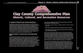 Clay County Comprehensive Plan · 2011. 2. 22. · 2011-2021 Clay County Comprehensive Plan Page 49 Chapter 4: Historic, Cultural, and Recreation Resources There are two buildings