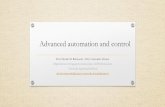 Advanced automation and control - sisdin.unipv.itsisdin.unipv.it/labsisdin/teaching/courses/ails/files...Advanced automation and control Prof. Davide M. Raimondo - Prof. Antonella.