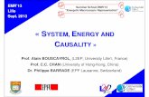 « SYSTEM, NERGY AND - EMRwebsite...EMR’13, Lille, Sept. 2013 10 « System, energy and causality »- Limitation of classical bloc diagrams - i He1 M s v rame F res F tot kbog kbog