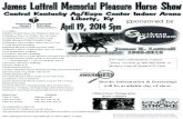 James Luttrell Memorial Pleasure Horse Shop/ Central ......James Luttrell Memorial Pleasure Horse Shop/ Central Kentucky Ag/Expo Center Indoor Arena Liberty. KY Sponsored by American