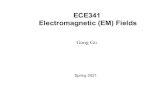 ECE341 Electromagnetic (EM) Fieldsggu1/files/ECE341Notes_1...ECE341 Electromagnetic (EM) Fields Gong Gu Spring 2021 Introduction: Why EM Fields? The electromagnetic force is one of
