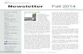 Newsletter Fall 2014 - McCreary Centremcs.bc.ca/pdf/Fall_2014.pdf · NewsletterFall 2014 BC AHS V update McCreary staff are also preparing re-gional BC AHS reports for each Health