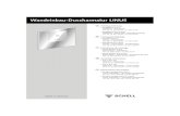 Wandeinbau-Duscharmatur LINUS · 2013. 2. 28. · Electronic - thermostat - room monitor Item no. 01 831 06 99 / 01 831 28 99 Instrucciones de montaje • Kit para montaje final D-E-V