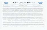 The Paw Print - Brevard Public Schools · 2018. 10. 1. · The Paw Print Dr. Kimberly Bias, Principal Mr. Rick Dillon, Assistant Principal Volume 21, No. 03 OCTOBER 2018 4290 N. Wickham