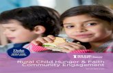 Rural Child Hunger & Faith Community Engagement...faith community leaders instead start with a community’s strengths, like dense social networks, strong local foodways, or food provisioning