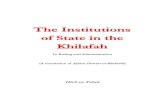 The Institutions of State in the Khilafah · 2020. 10. 27. · Hizb ut-Tahrir Hizb ut-Tahrir is a global Islamic political party that was established in 1953 under the leadership