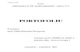 PORTOFOLIUinformaticainscoli.ro/lib/exe/fetch.php?media=wiki:... · 2017. 11. 17. · Cîmpean Adela Curs: Informatica si TIC pentru gimnaziu – clasa a V-a PORTOFOLIU Formator: