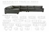 BENNETT TRACK-ARM - Ethan Allen...BENNETT TRACK-ARM SO MANY CONFIGURATIONS, SO MUCH STYLE. THE ADAPTABLE BENNETT IS DESIGNED TO SUIT A WIDE VARIETY OF SETTINGS. 20/72 …