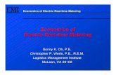 Sonny K. Oh, P.E. Christopher P. Werle, P.E., R.E.M ...Christopher P. Werle, P.E., R.E.M. Logistics Management Institute McLean, VA 22102. 2 Economics of Electric Real-time Metering