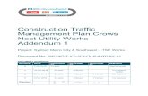 SMCSWTSE-JCG-SCN-CN-PLN-002301-G Crows Nest Utility … · 2018. 2. 27. · Construction Traffic Management Plan Crows Nest Utility Works – Addendum 1 SMCSWTSE-JCG-SCN-CN-PLN-002301-A1Construction