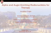 Alpha and Auger-Emitting Radionuclides for Therapy Engle.pdfCIRMS 2017 Wednesday March 29 Positron Emission Tomography Van der Velt, et. al., Front. Oncol., 2013. Isotope Half-life