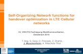 Self-Organizing Network functions for handover optimization ... ... LTE Handover Decision ¢â‚¬¢ Handover