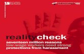 realitycheck - National Women's Law Center...Check: Seventeen Million Reasons Low-Wage Workers Need Strong Protections from Harassment was provided by the Ford Foundation, Morningstar