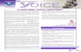 Issue 9 July 2010 Leadership, Values and EthicsJohn Frost Managing Director Values Based Leadership “Using values selectively is quite simply as bad as ignoring them altogether!”