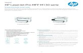 HP LaserJet Pro MFP M130 serie Datasheet | HP LaserJet Pro MFP M130 serie Productrondleiding HP LaserJet