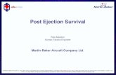 Post Ejection Survival - SAFE (Europe · 2020. 5. 1. · Ejection seat design, safety and procedures have evolved a lot over the past 40 years Procedures are vastly different across