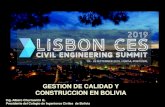 GESTION DE CALIDAD Y CONSTRUCCION EN BOLIVIA...Descripción de tres métodos de dosificación de mezclas de hormigones MÉTODO CBH.-El reglamento CBH-87 (Norma Boliviana) proporciona