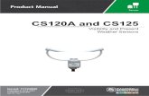 CS120A and CS125 - Campbell Sci · 2020. 12. 17. · CS120A and CS125 Visibility and Present Weather Sensors 1. Introduction The CS120A is a visibility sensor. The CS125 additionally