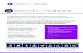 AWARD SCD: Requirements · 2020. 11. 16. · AWARD® SCD: Requirements . The Requirements Development ®functionality is a feature of the AWARD SCD (Structured Criteria Development)
