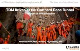 TBM Drives at the Gotthard Base Tunnel - Amberg GroupTBM Drives at the Gotthard Base Tunnel 29.8.2017 AFER Certification – Meeting with Amberg Engineering AG Project Main Information