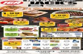 FREE GAS!! JACK’S · 2017. 7. 12. · Details at Bottom of Page JACK’S FREE GAS IGA 2 $20 GAS WINNERS PER WEEK! ... Galbani Fresh Sliced Mozzarella 5.98 16 To 24-Oz., Selected