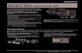 ZEN V2 Catalogo - Omron · 2020. 1. 21. · 6 Relè programmabili Moduli ZEN versione V2 Accessori (disponibili su richiesta) Nota: 1. Le cartucce di memoria create con il Modulo