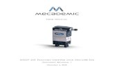 User Manual · 2020. 12. 7. · User Manual - MEGP 25E 1 Introduction This user manual describes how to install the MEGP 25E electric gripper onto the Meca500 (R3) industrial robot