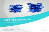 Open Type Compressors GEA Bock F Series · 2021. 1. 27. · GEA Bock F Series The full range of open type compressors and units. 2 · INTRODUCTION You will find our open type compressors