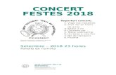 Colla de dolçainers i tabaleters, Grup de Danses i Orquestra de ... - CONCERT FESTES 2018balldebastonots.org/partitures/pdf/festes2018-llibret.pdf · 2018. 5. 16. · CONCERT FESTES