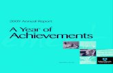 Acchievvmntis Yaro A Year of Achievements...Acchievvmntis Yaro 1 Chancellor’s Report Murdoch University achieved much in 2009, at a time of significant economic and industry volatility