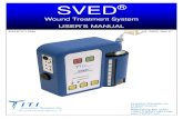 6701132M User's Manual - amemedbeds.comSVED® Wound Treatment System, contact the solution’s manufacturer. • Do not apply solutions in conflict with the manufacturer’s instructions