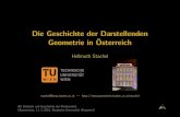 Die Geschichte der Darstellenden Geometrie in Osterreich¨volkert/stachel_Wuppertal.pdf · 2018. 1. 15. · 2. Darst. Geometrie in Osterreich im 19. Jh.¨ An der Ecole polytechnique´