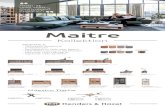 Maitre - Cloudinary · 2019. 3. 28. · Maitre Maestro Tische (Beine aus Holz oder Metall) Sideboard 2-Türen + 2-Laden + 2-Nischen + LED (+ Optional LED Streifen nr. 30756) Nr. 38761