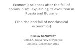 Economic sciences after the fall of communism: explaining its …nikolaynenovsky.com/wp-content/uploads/2016/12/nenovsky... · 2016. 12. 14. · communism: explaining its evolution