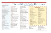 Health Wellness - TownNews · 2014. 2. 15. · HealtHealtHH & Wellness & Wellness 35 GRD Health Center Kartar Khalsa, DOM Acupuncture, massage, cleansing and detoxing 460 St. Michael’s