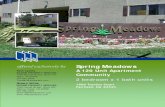 Spring Meadows - brochure Meadows - brochure.pdf · PROPERTY DESCRIPTION 2 BEDROOM x 1 BATH UNITS Spring Meadows Apartments is a prominently located, 120 unit apartment community