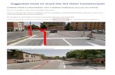 Suggested route to reach the Art Hotel Commercianti · 2018. 10. 2. · Suggested route to reach the Art Hotel Commercianti COMING FROM A1 MOTORWAY: EXIT 2 (BORGO PANIGALE), towards