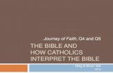The Bible and How Catholics Interpret the Bible · 2018. 6. 18. · How Catholics Read the Bible We pray - the Bible is God’s Word – communication is 2-way street We look to the