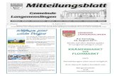 Wilflingen feiert wieder Dorffest GEMEINDE LANGENENSLINGEN · 2017. 10. 25. · wieder Dorffest Vom 26. bis 28. August 2017 veranstal - ten die Wilflinger Vereine gemeinsam das 25.