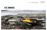 Volvo Brochure Crawler Excavator EC380E Spanish · 2019. 10. 25. · Sistema postratamiento de Volvo Durante el proceso de regeneración totalmente automático, la partículas del