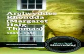 Arglwyddes Rhondda (Margaret Haig Thomas)downloads.bbc.co.uk/tv/hh/MMArglwyddesRhondda.pdf · 2019. 1. 7. · Nod: Ysgrifennu cofnod mewn dyddiadur a chreu poster recriwtio merched