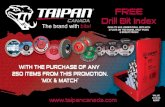 Taipan Air Liquide January2013 Flyer:Layout 1 · The Taipan Original series is a base range of industrial abrasives delivering safe, reliable, quality and good value. Our everyday