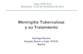 Meningitis Tuberculosa y su Tratamiento...Meningitis tuberculosa • Frecuente en pacientes infectados por VIH en áreas de alta prevalencia de tuberculosis y mal acceso al tratamiento