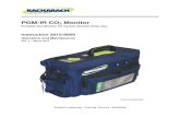 PGM-IR CO Monitor - Bacharach, Inc. · 2018. 10. 18. · PGM-IR CO 2 Monitor . Portable Gas Monitor for Carbon Dioxide (CO 2) Gas . Instruction 3015-9000 . Operation and Maintenance