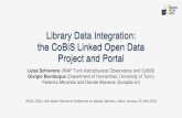 The CoBiS LOD project and portalircdl2018.dimi.uniud.it/wp-content/uploads/2018/02/Schiavone-IRCDL20… · the CoBiS Linked Open Data Project and Portal Luisa Schiavone (INAF Turin