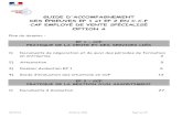 GUIDE D'ACCOMPAGNEMENT DES ÉPREUVES EP 1 et EP 2 EN C.C.F CAP EMPLOYÉ DE VENTE ...gestion-commerciale-vente.spip.ac-rouen.fr/IMG/pdf/Guide... · 2011. 5. 19. · EP1 PRATIQUE DE