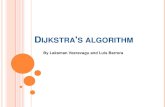 DIJKSTRA S ALGORITHM - Academia Cartagena99 · 2015. 5. 11. · DIJKSTRA'S ALGORITHM - WHY IT WORKS As with all greedy algorithms, we need to make sure that it is a correct algorithm